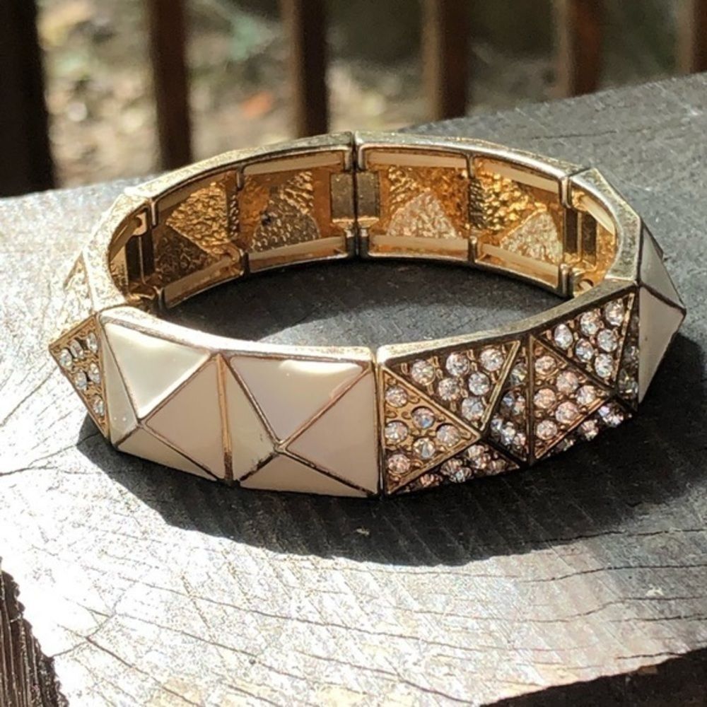 Geometric T&J Designs Stretch Bracelet - Picture 2 of 4